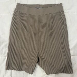 Cuts Ribbed Women's Shorts